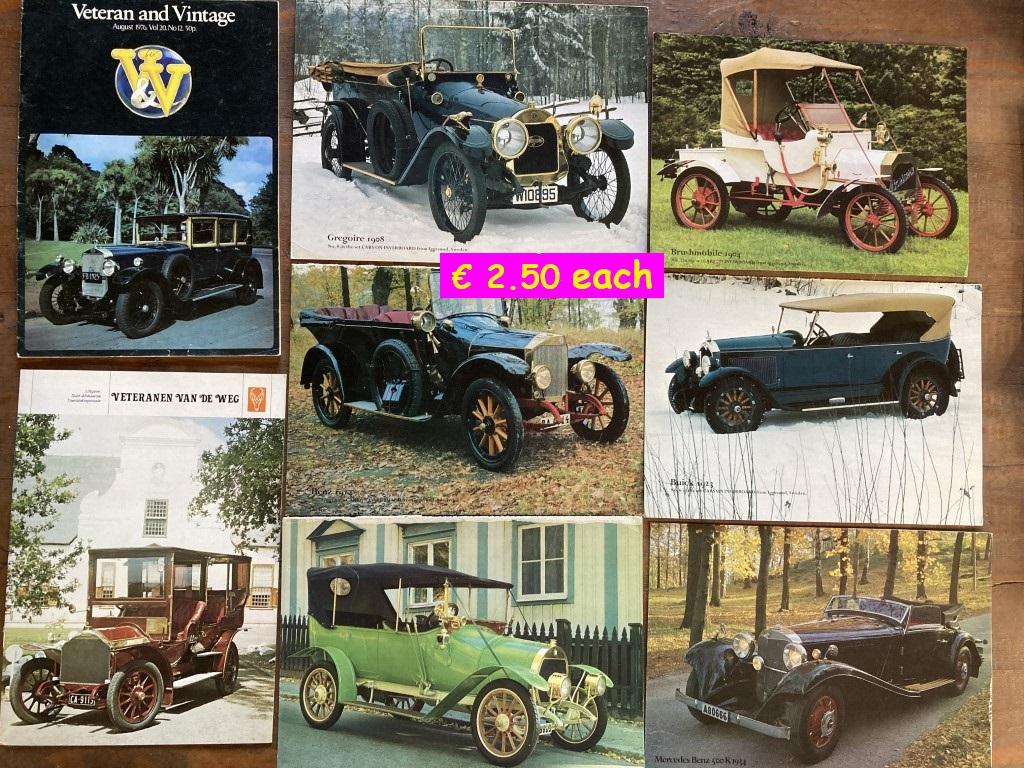 1900 Car Brochures Brochures / Folders / Photos / Drawings