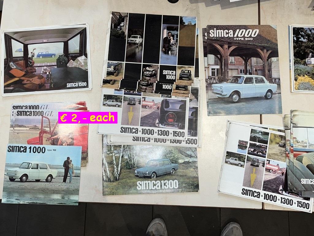 1900 Car Brochures Brochures / Folders / Photos / Drawings