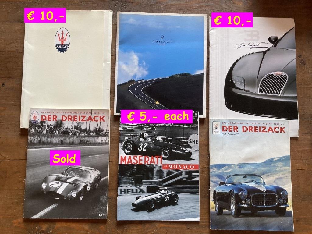1900 Car Brochures Brochures / Folders / Photos / Drawings
