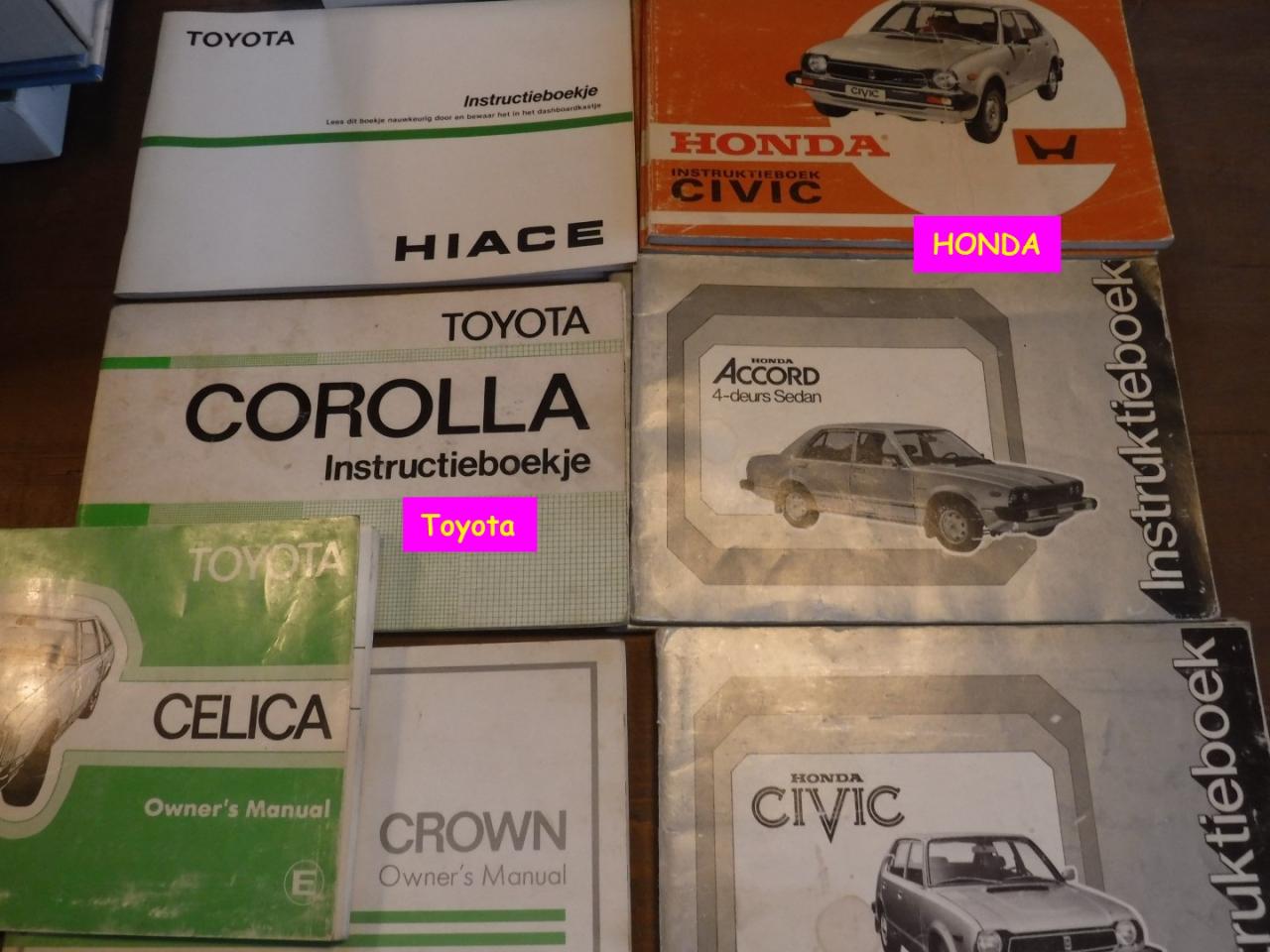 1900 Instruction Books Car instr Books