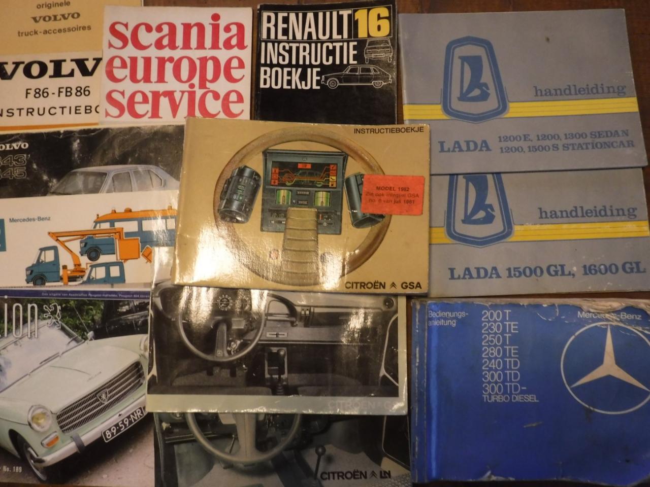 1900 Instruction Books Car instr Books