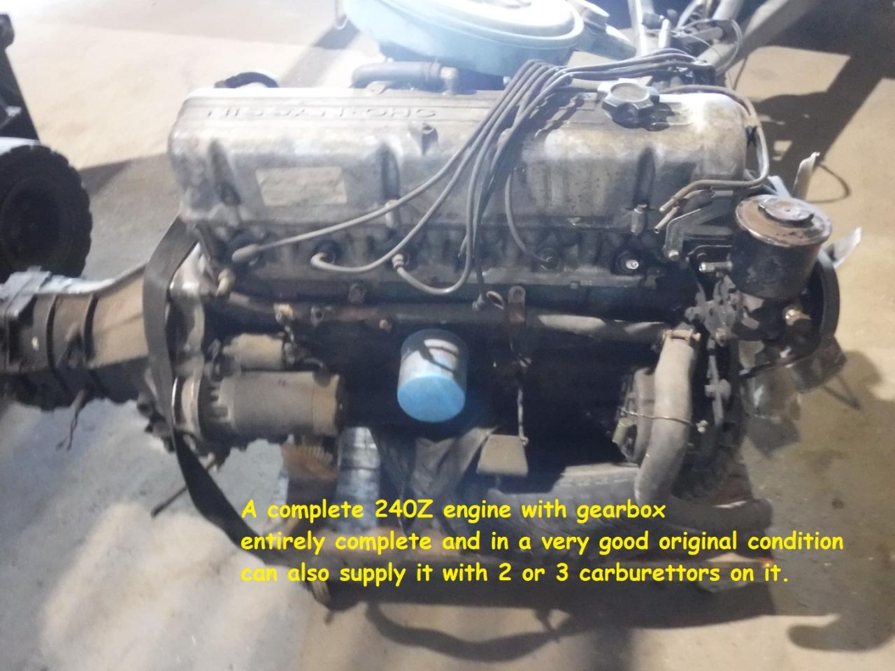 1972 Datsun parts 240Z engine 521590