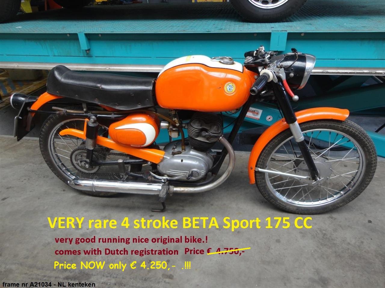 1962 Beta Sport 125CC 4stroke