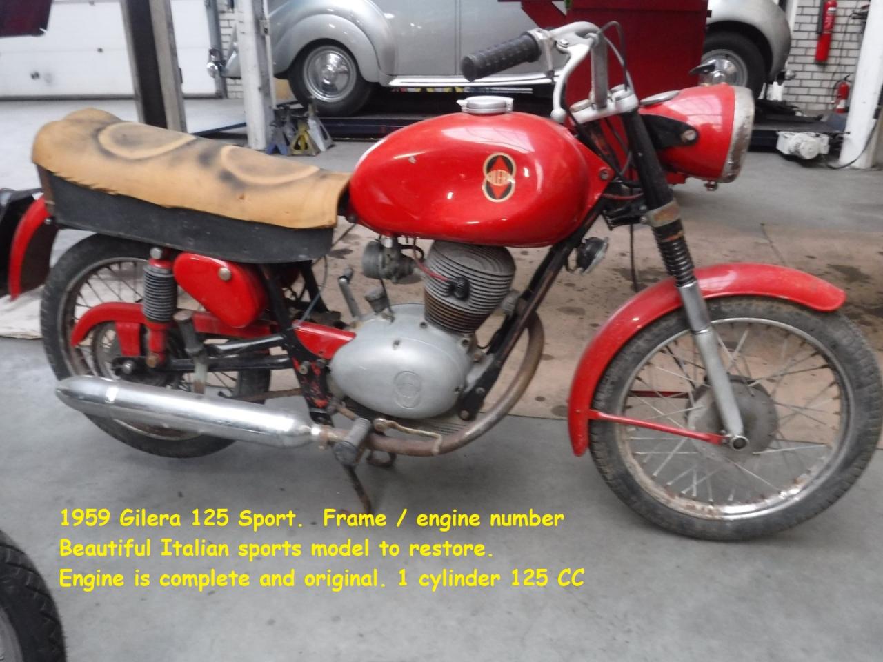 1959 Gilera 125 Sport to restore