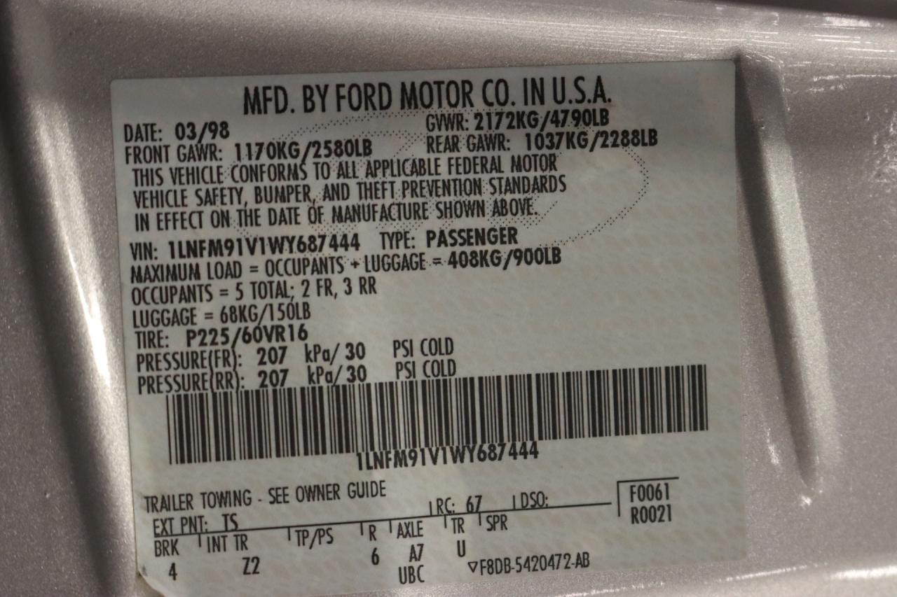 1998 Lincoln Mark VIII