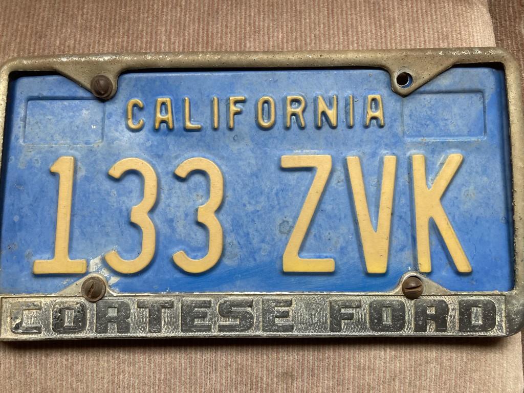 1990 Collectables Number plates-holders