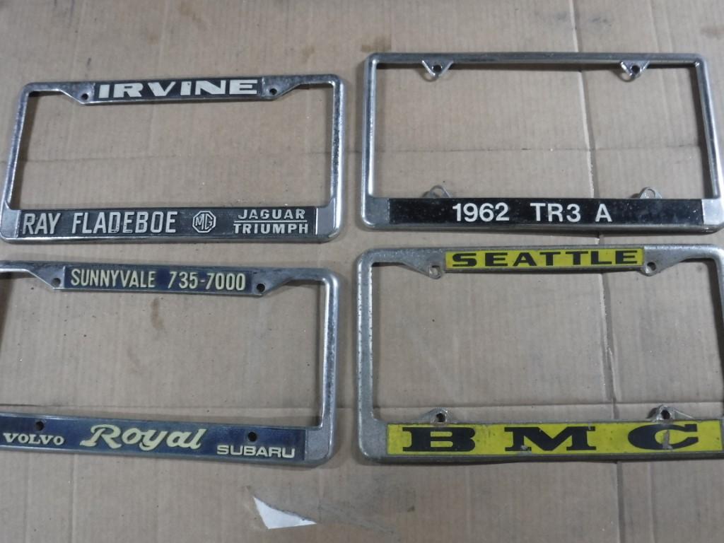 1990 Collectables Number plates-holders