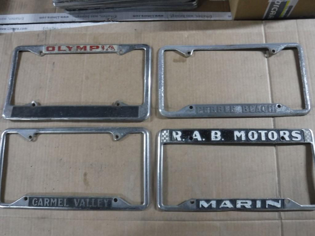 1990 Collectables Number plates-holders