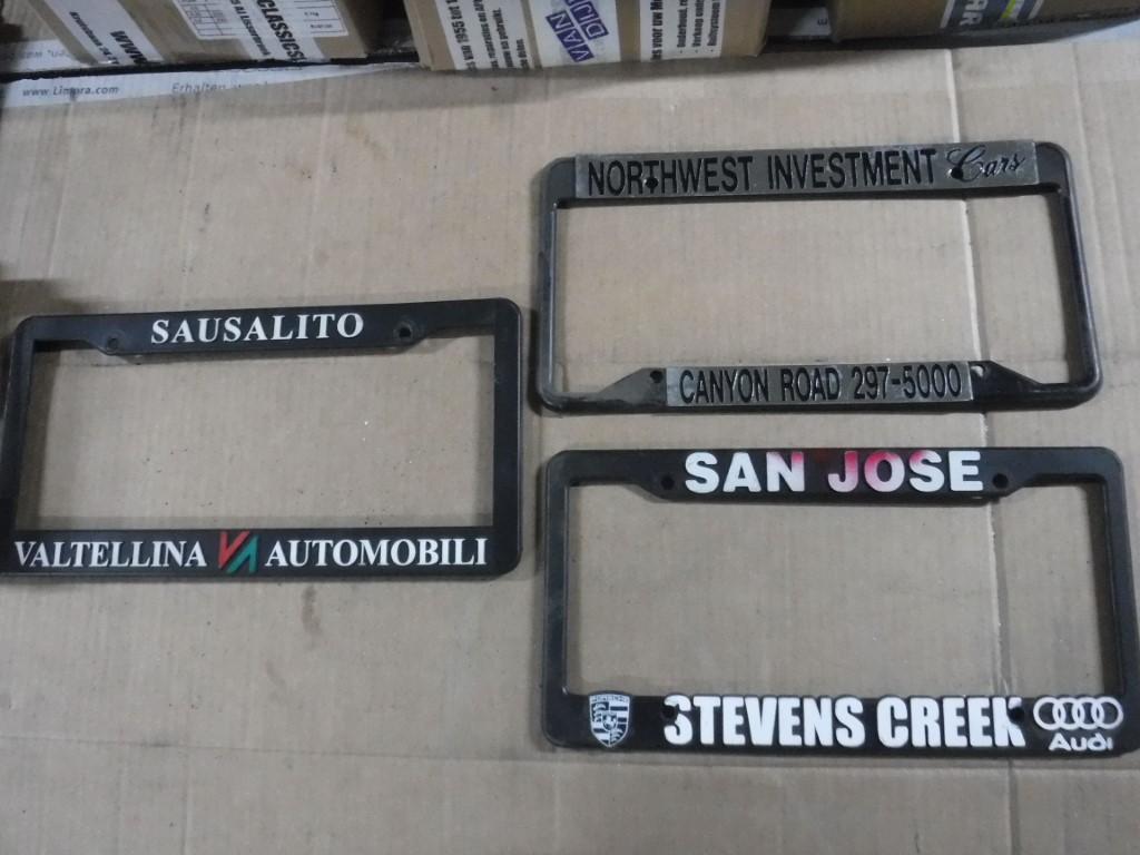 1990 Collectables Number plates-holders