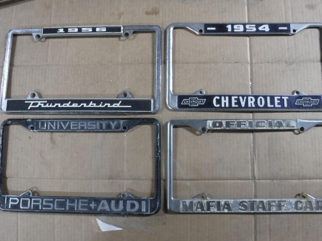 1990 Collectables Number plates-holders