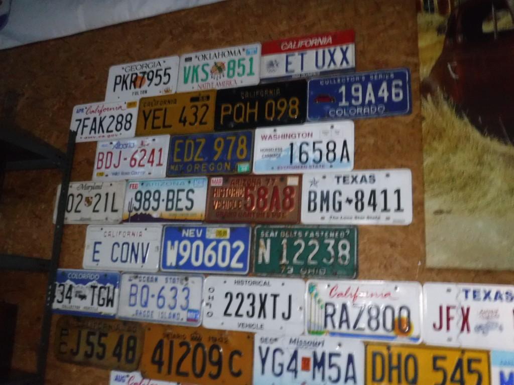 1990 Collectables Number plates-holders