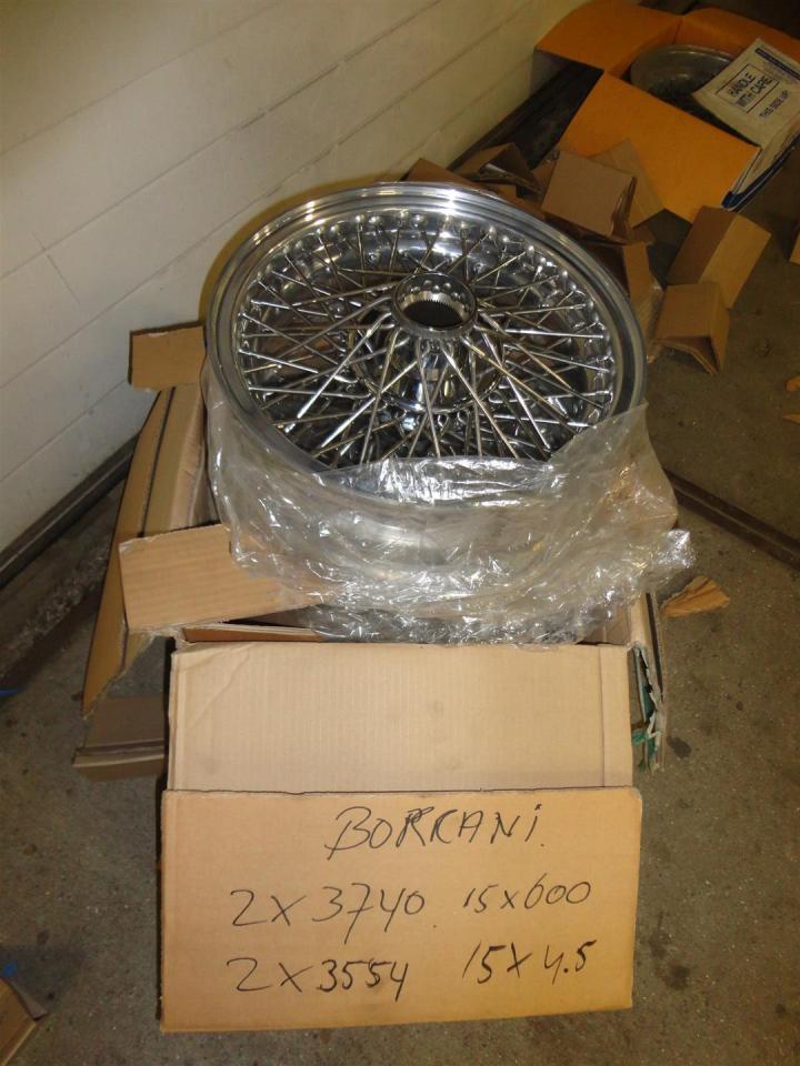 1900 Borrani 15 inch #3740 &amp; 3554