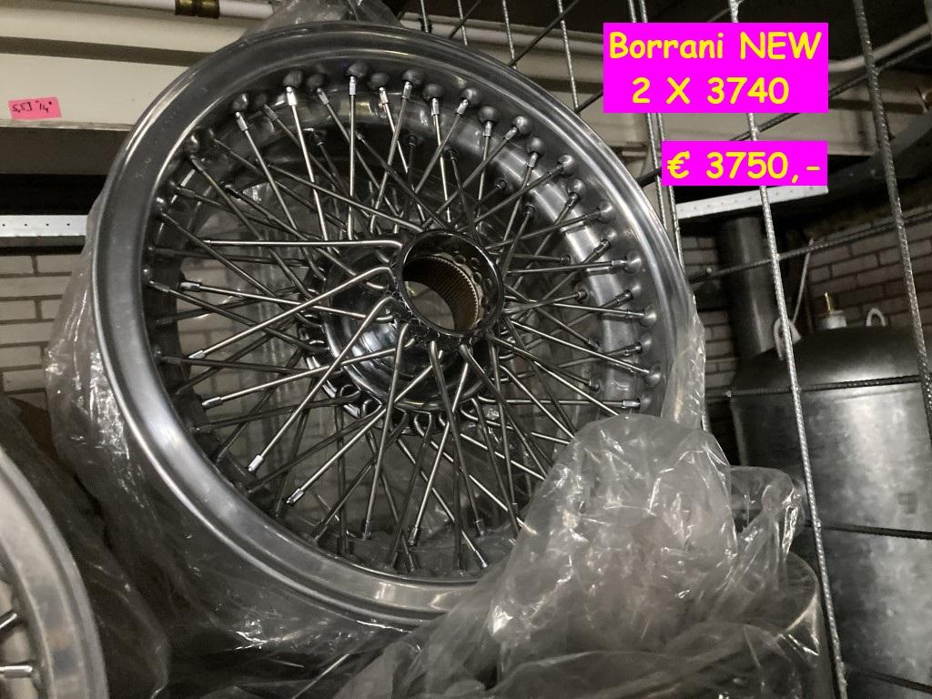 1900 Borrani 15 inch #3740 &amp; 3554