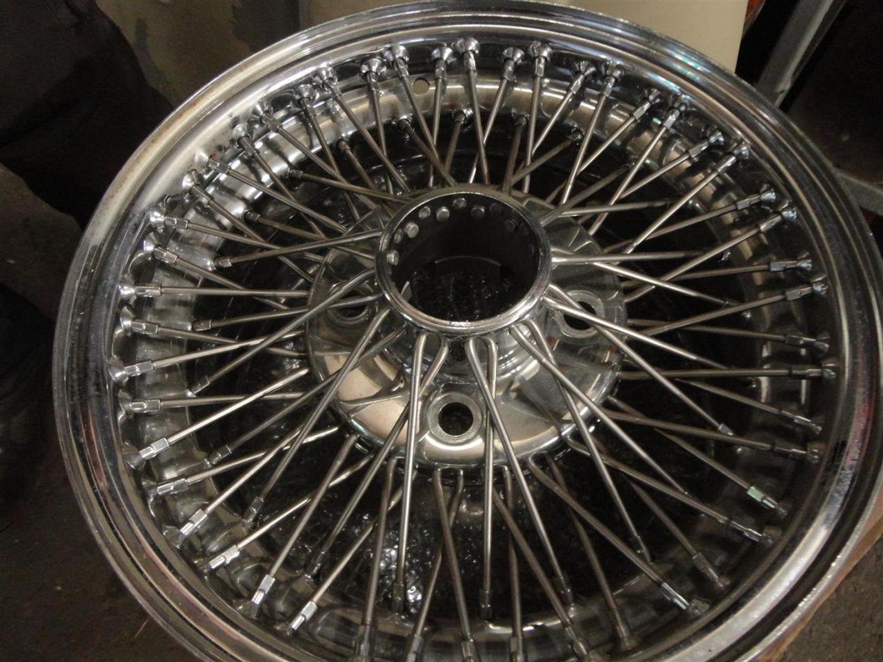 1900 Spaakwielen/ wire wheels 15 inch bolt on
