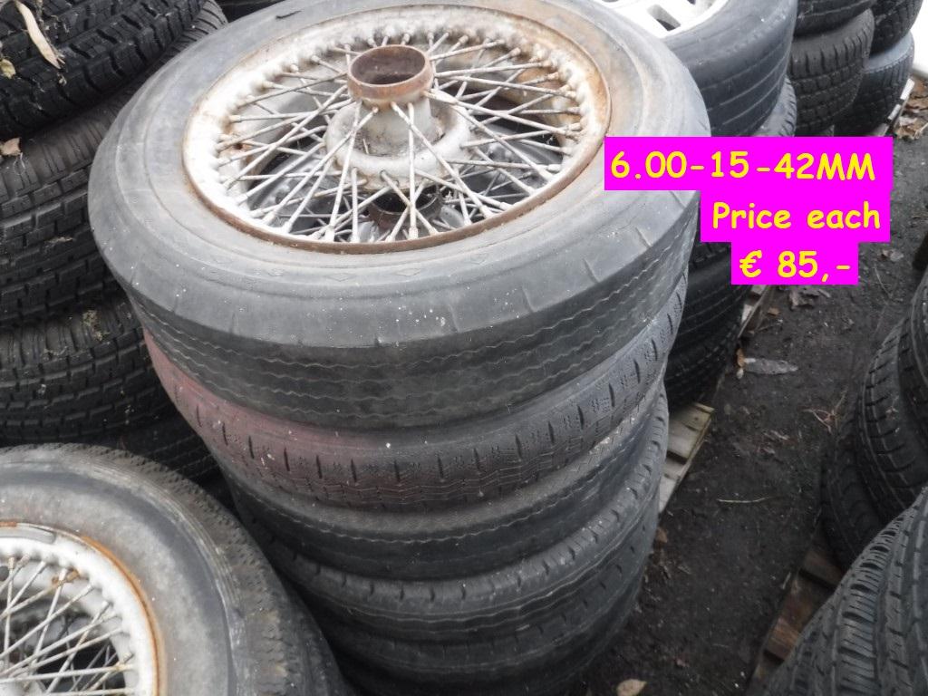 1900 Spaakwielen/ wire wheels 15 inch