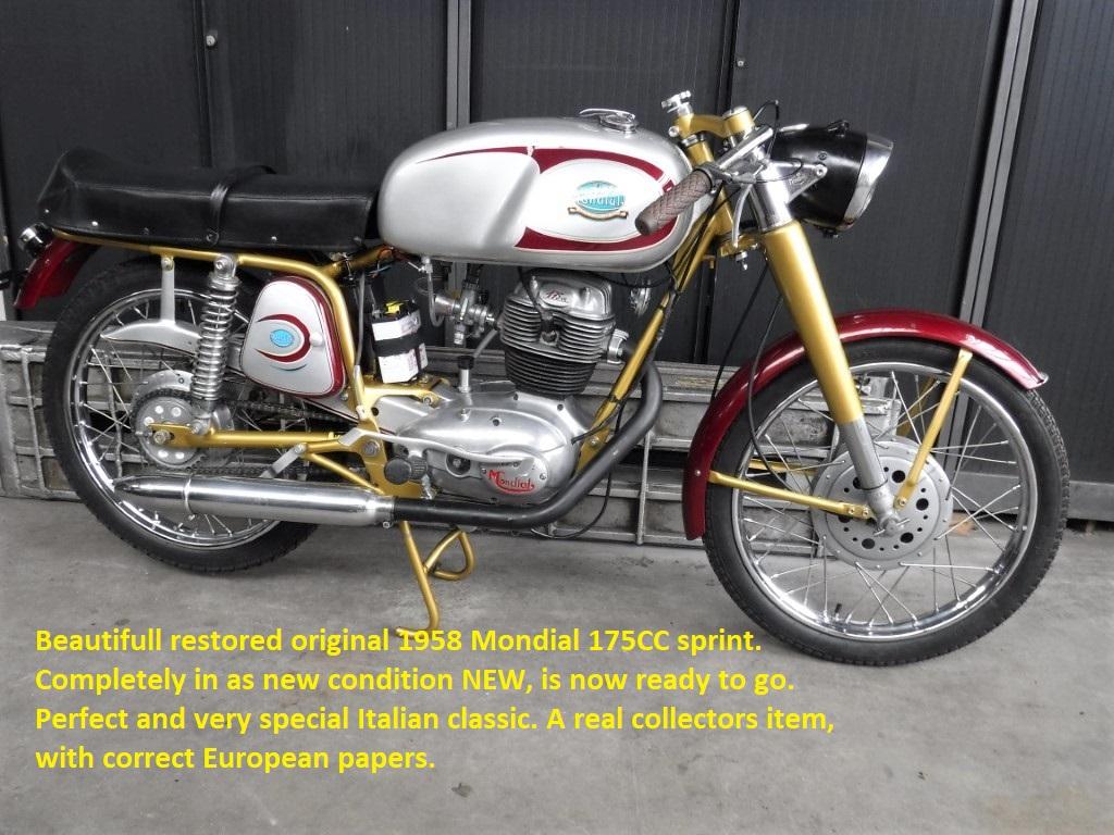 1958 Mondial 175CC Sprint