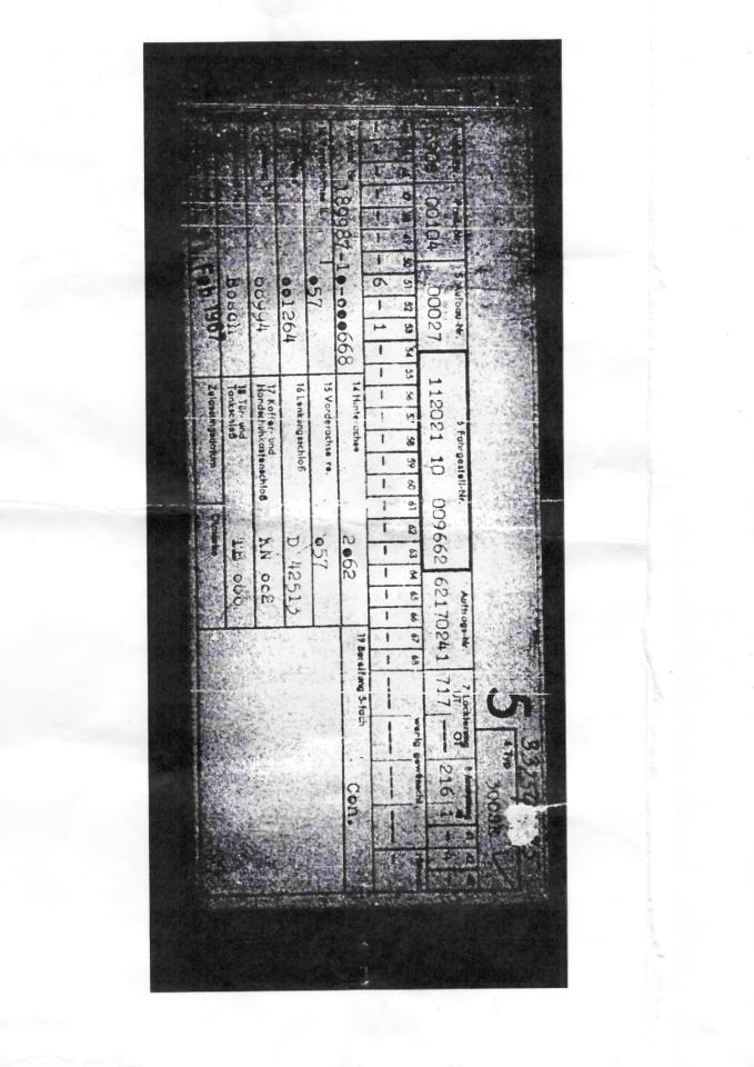 1967 Mercedes - Benz 300SE Coupe no. 9662