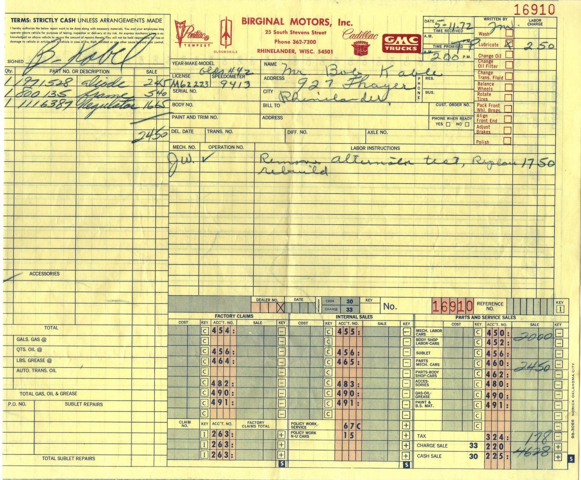 1970 Oldsmobile 442 W-30