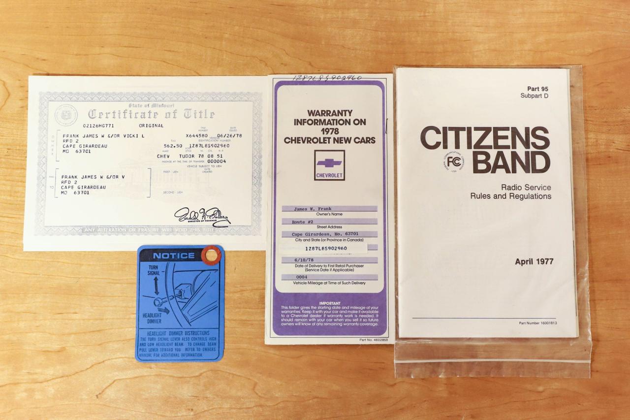 1978 Chevrolet Corvette Pace Car