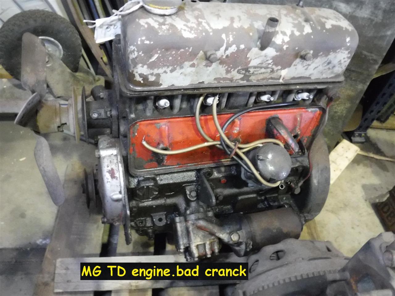 1960 MG TD engine 14635