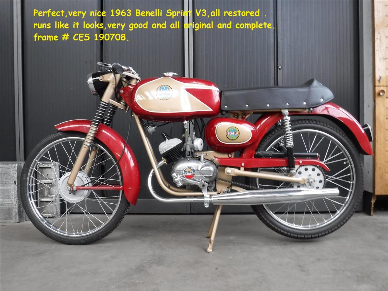 1963 Benelli Sprint V3