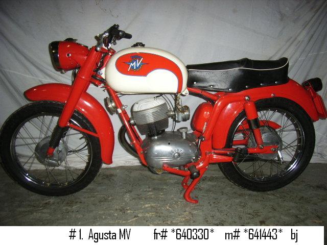 1958 MV Agusta motor #1