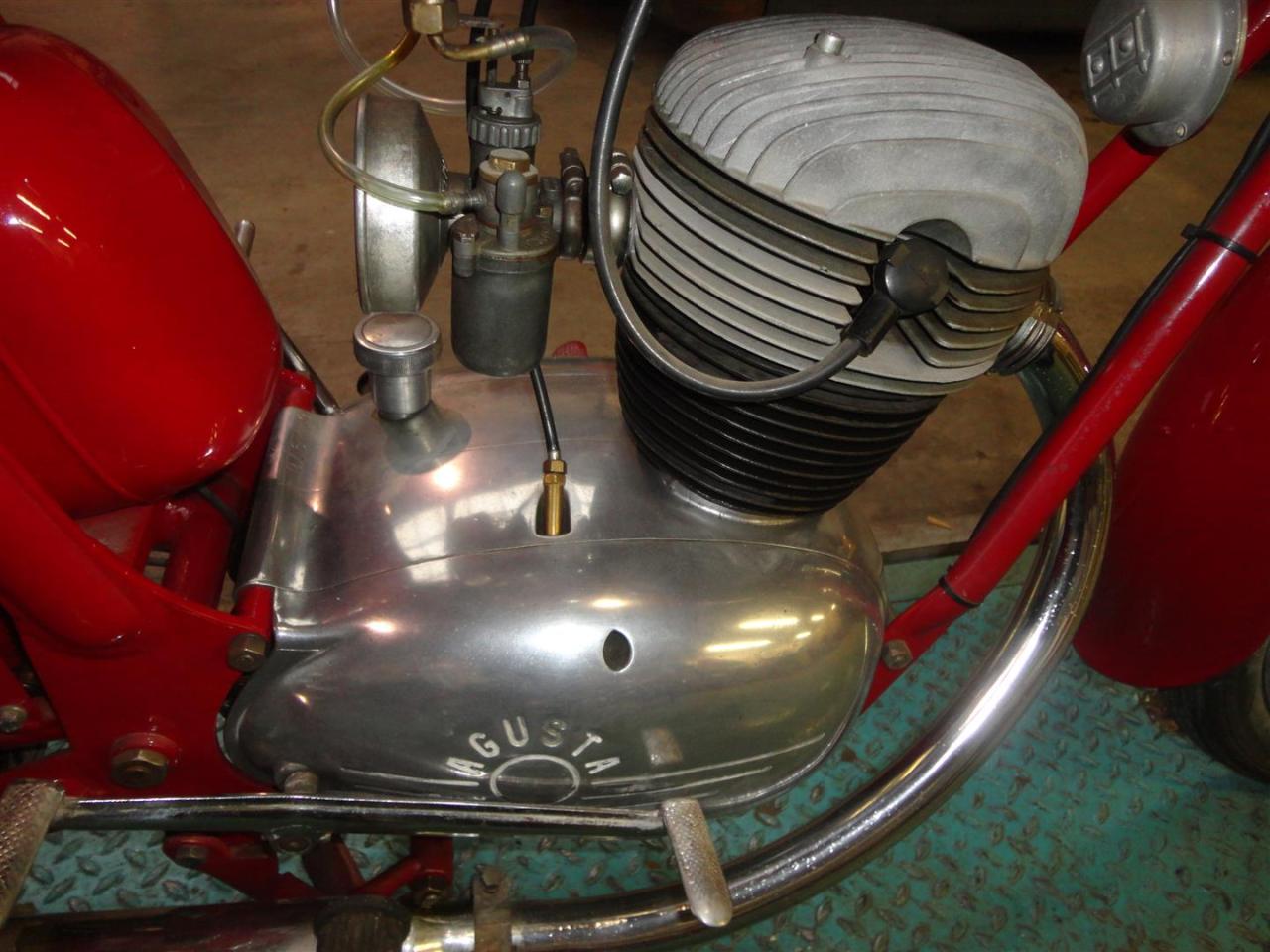 1957 MV Agusta 125 CC red