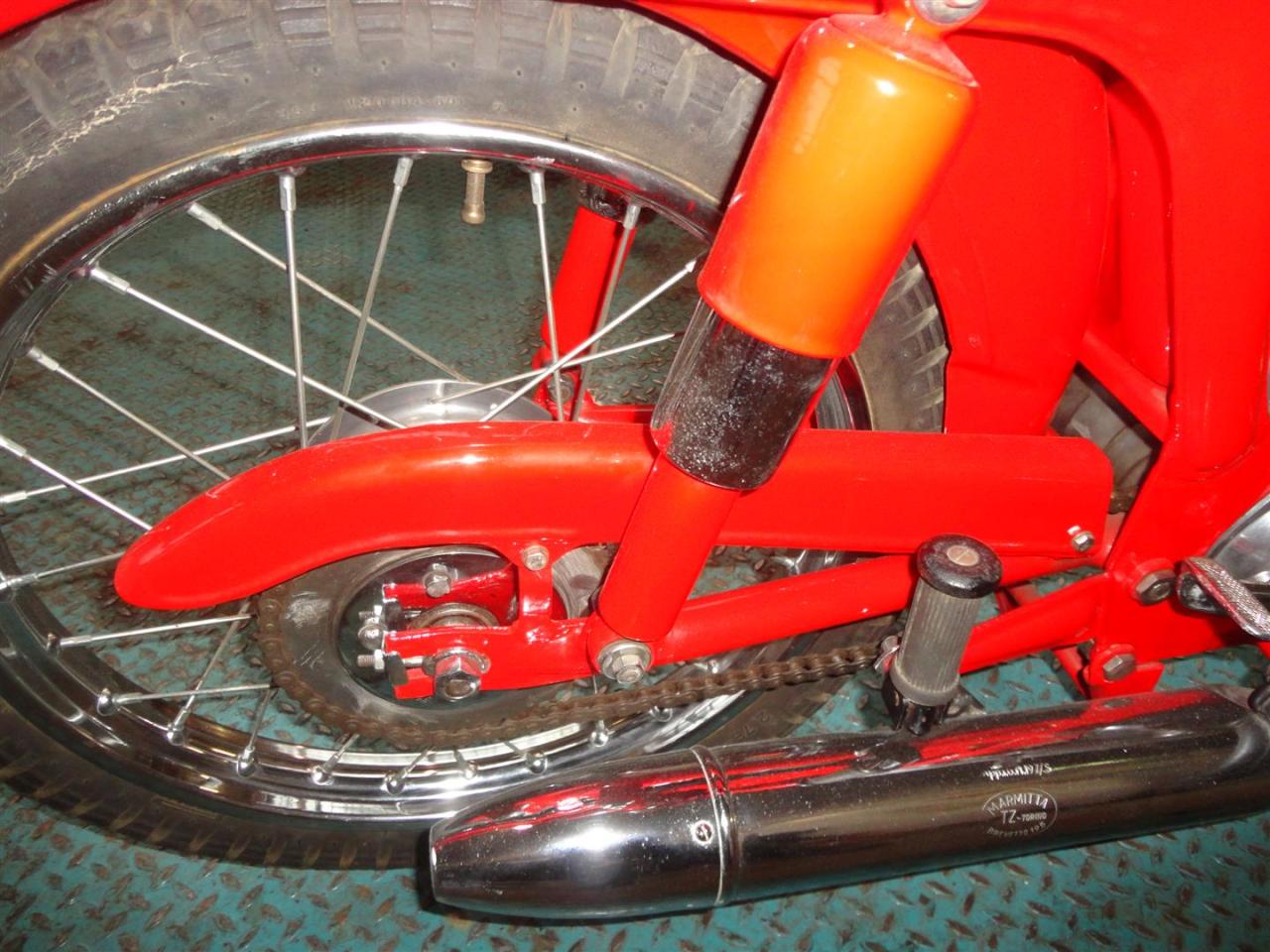 1957 MV Agusta 125 CC red