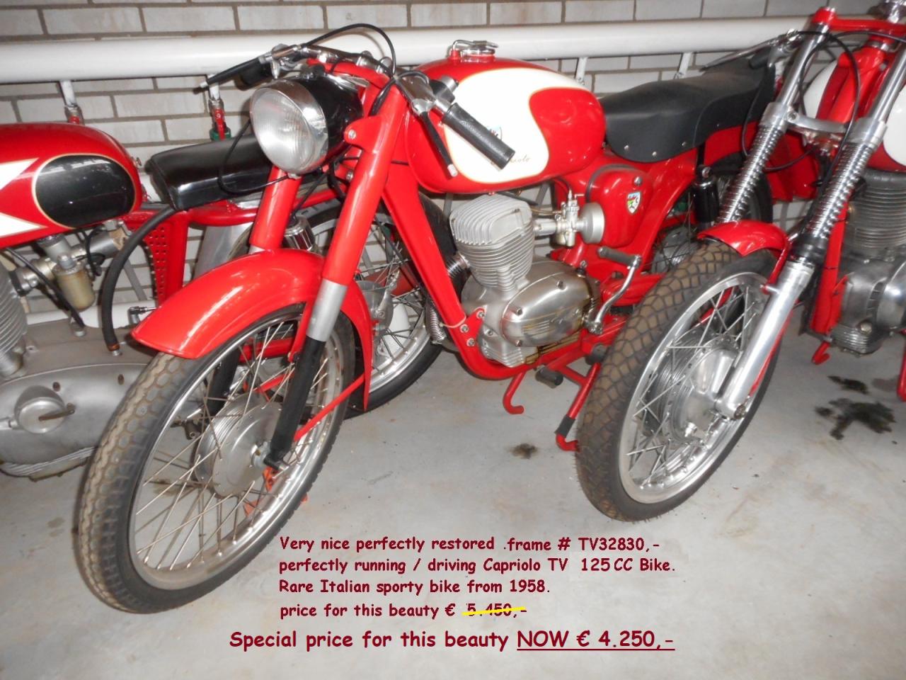 1958 Capriolo TV 125CC