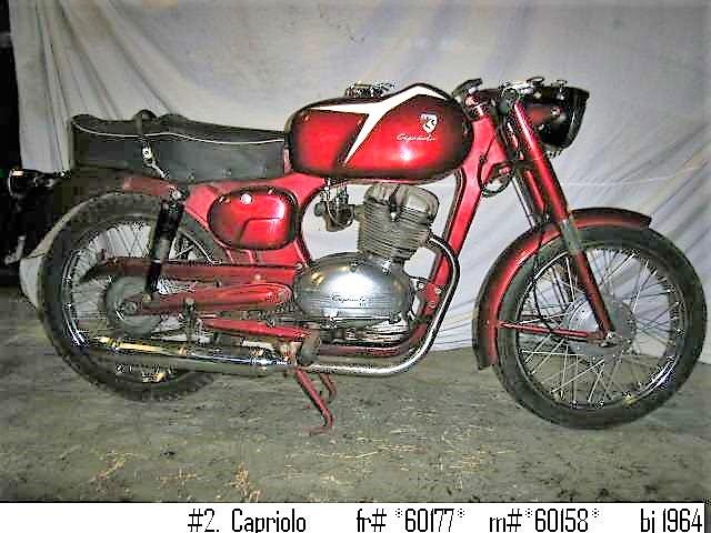 1964 Capriolo 125 CC motor