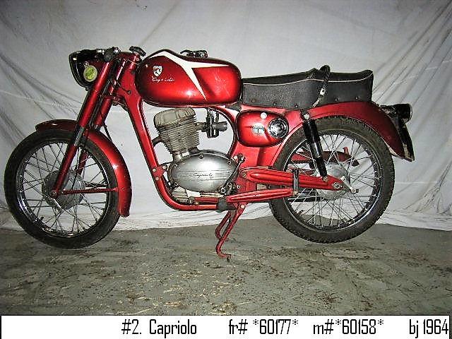 1964 Capriolo 125 CC motor
