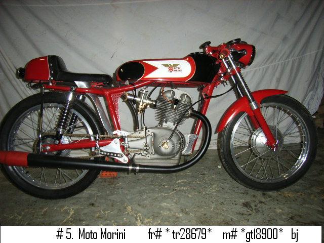 1955 Moto Morini motor #1 Settebello