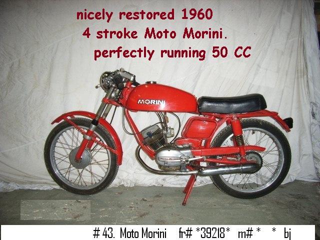 1960 Moto Morini red 39218