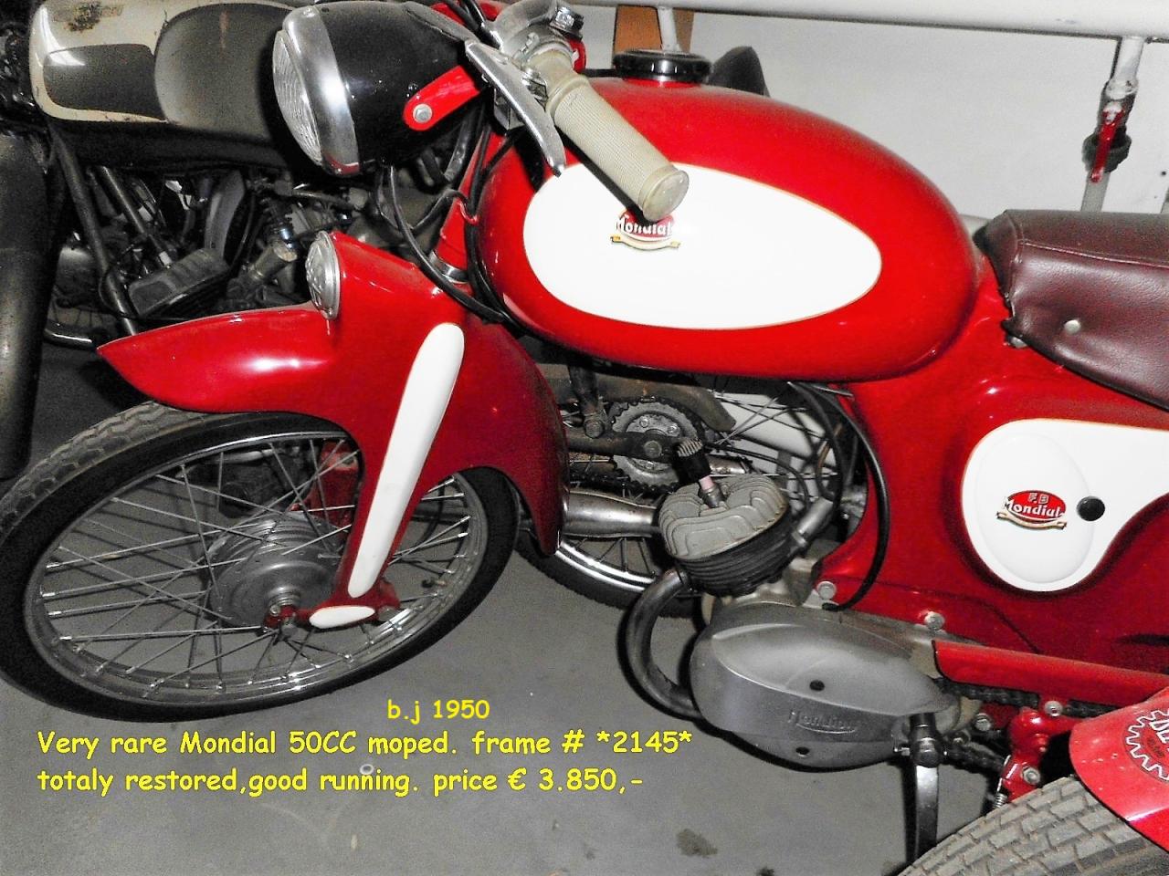 1950 Mondial 50CC