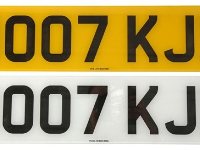 'M007 KJB' Private registration number
