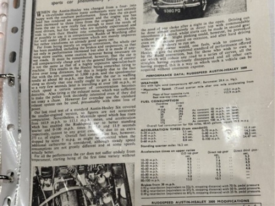 1960 Austin Healey 3000 MK1