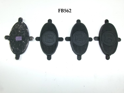 4x FB562 / NA100 pedal rubber clutch and brake pedal