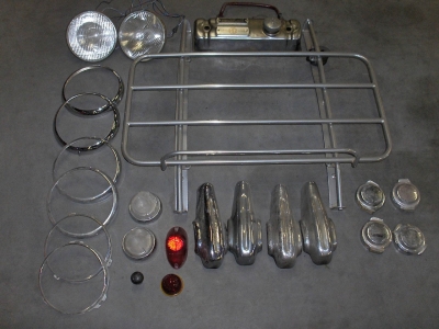 Parts for various brands, such as MG MGA