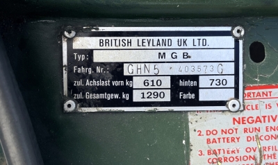 1976 MG B