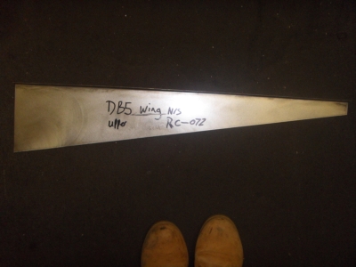 Aston Martin DB5 Under Nearside Wing Upper Panel (LH) [Part No. RC072]