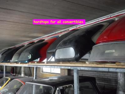 1900 Hardtops for Cabrios Severall hardtops