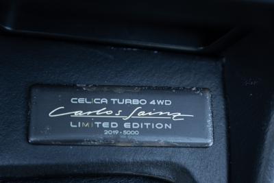 1992 Toyota CELICA TURBO 4WD &ndash; CARLOS SAINZ LIMITED EDITION
