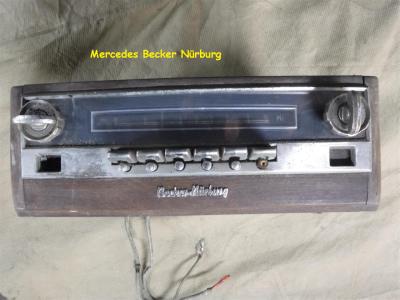 1960 Mercedes parts radio Becker Mercedes