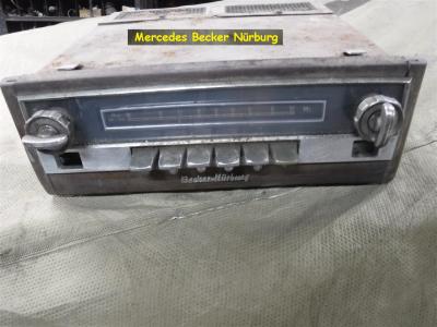 1960 Mercedes parts radio Becker Mercedes