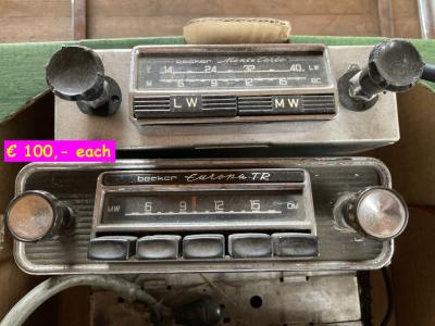 1960 Mercedes parts radio Becker Mercedes