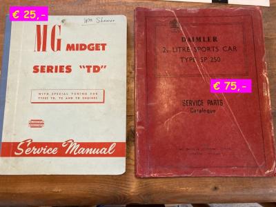 1960 CAR -Bike Manuals Manuals