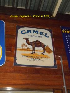 1900 Emaille signs Drinks and smokes