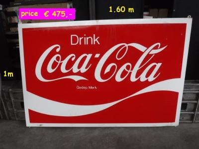 1900 Emaille signs Drinks and smokes