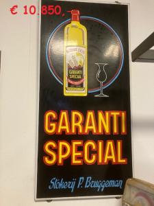 1900 Emaille signs Drinks and smokes