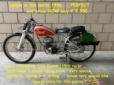 1936 Eysink 125 CC Racer